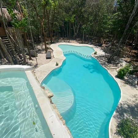 Aldea Maya-Ha Cabañas con cenotes Puerto Morelos Exterior foto