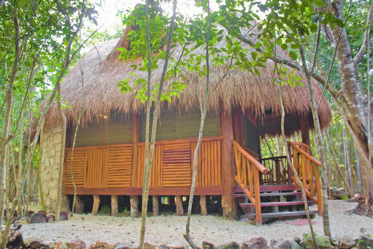 Aldea Maya-Ha Cabañas con cenotes Puerto Morelos Exterior foto