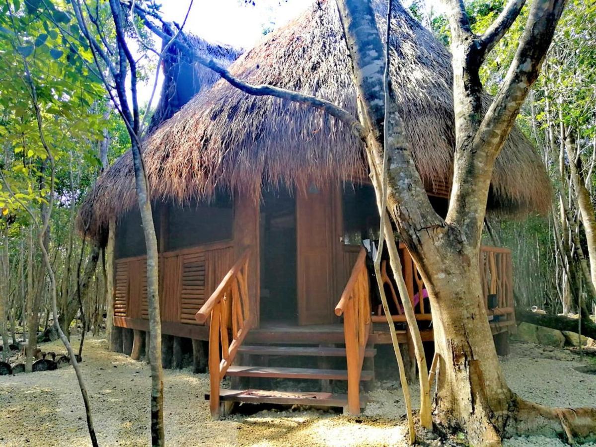 Aldea Maya-Ha Cabañas con cenotes Puerto Morelos Exterior foto