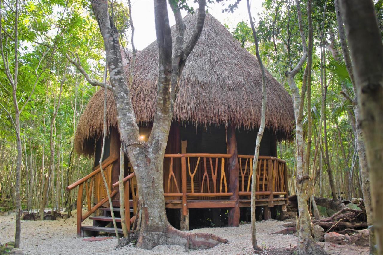 Aldea Maya-Ha Cabañas con cenotes Puerto Morelos Exterior foto