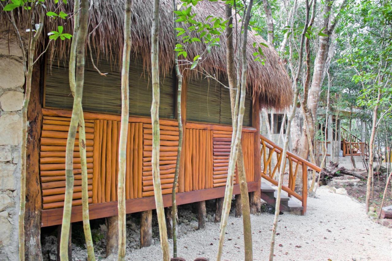 Aldea Maya-Ha Cabañas con cenotes Puerto Morelos Exterior foto