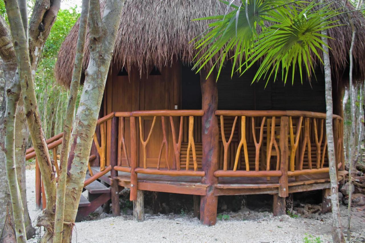 Aldea Maya-Ha Cabañas con cenotes Puerto Morelos Exterior foto