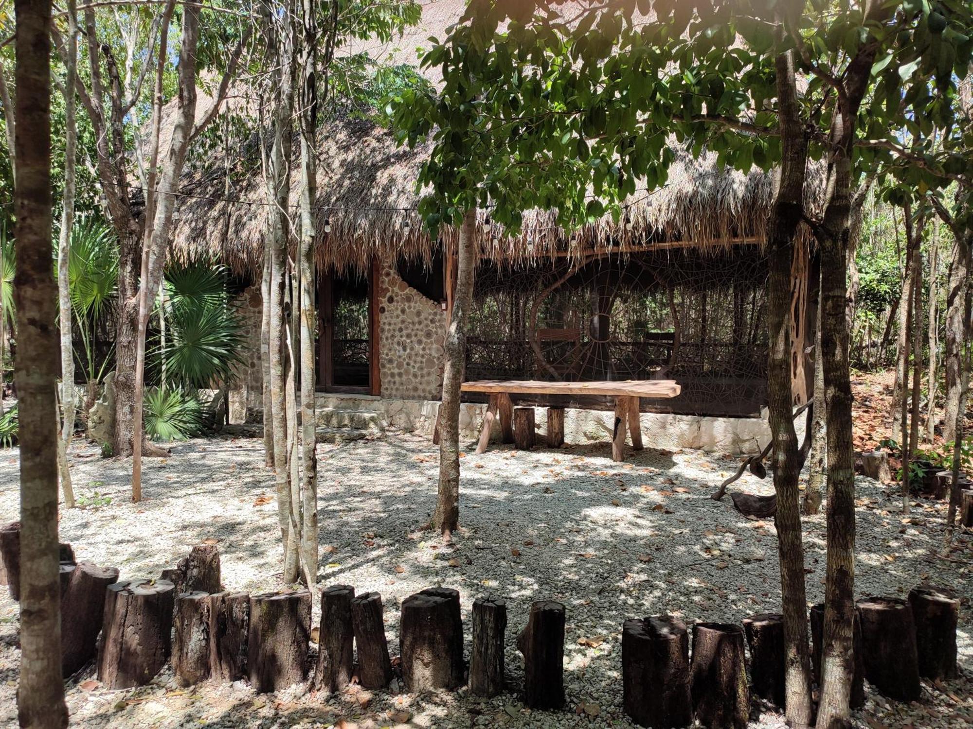 Aldea Maya-Ha Cabañas con cenotes Puerto Morelos Exterior foto
