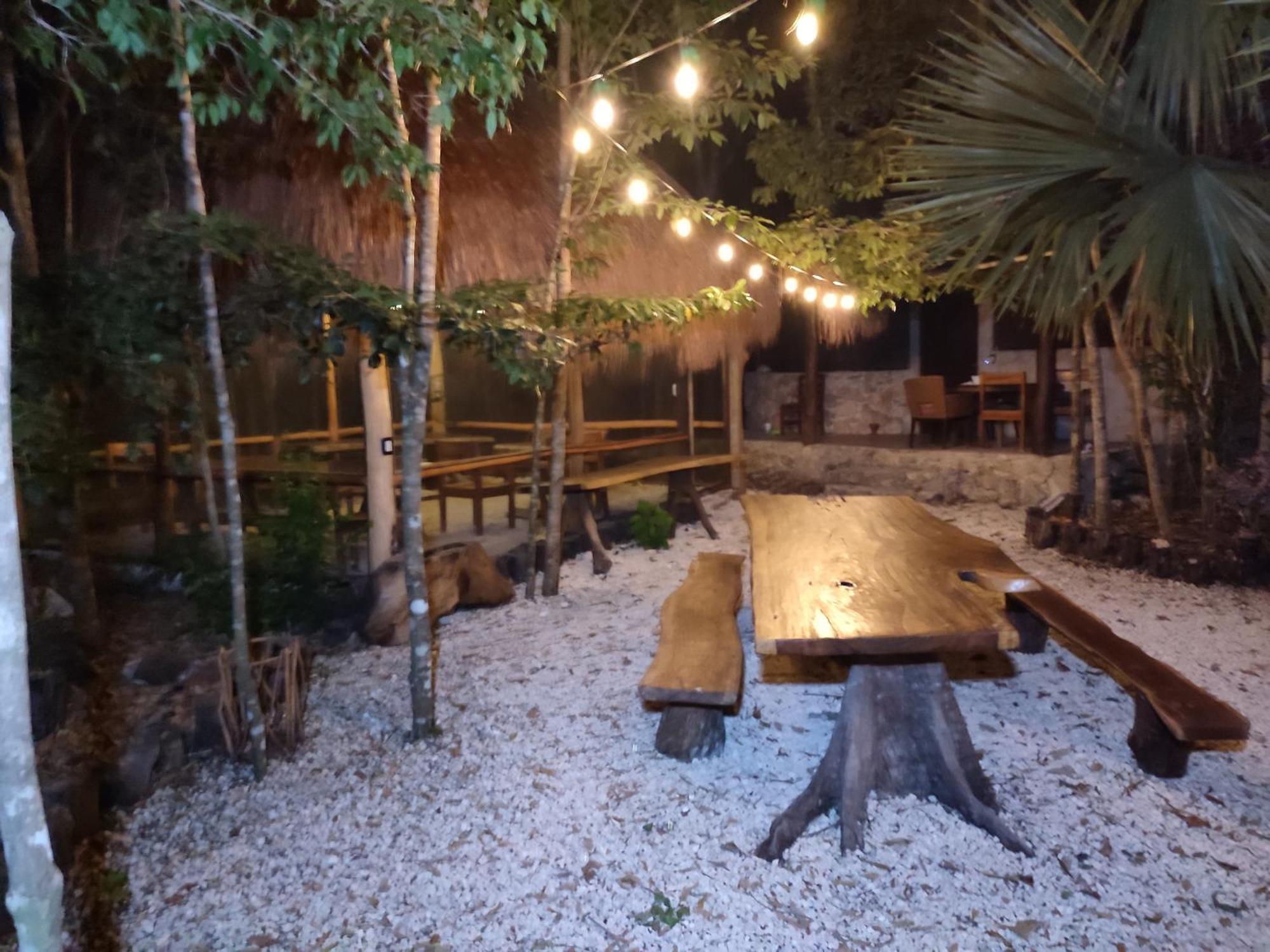 Aldea Maya-Ha Cabañas con cenotes Puerto Morelos Exterior foto