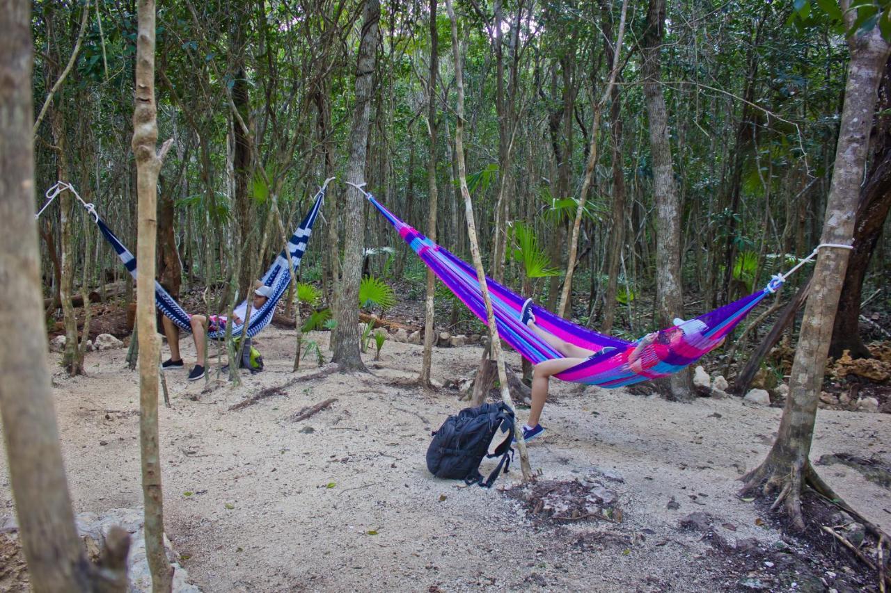 Aldea Maya-Ha Cabañas con cenotes Puerto Morelos Exterior foto